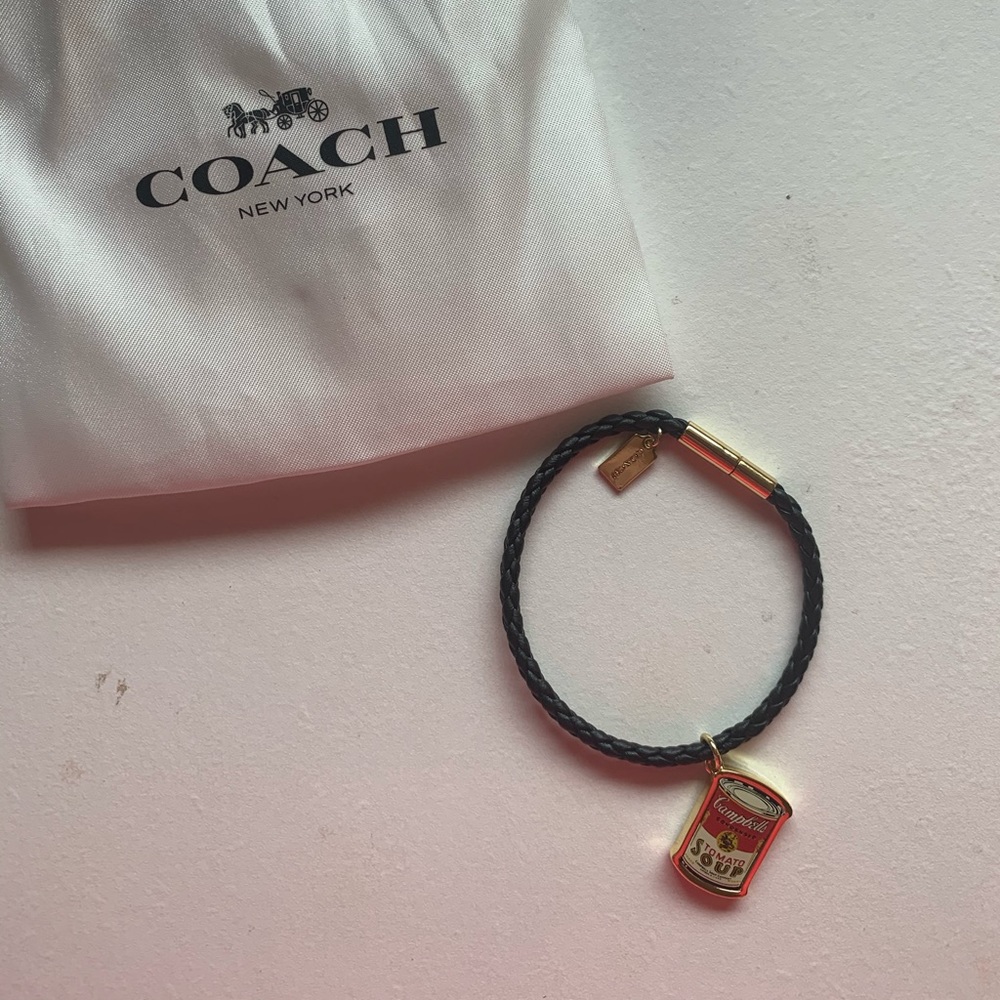 Coach Braided Campbell Soup Bracelet